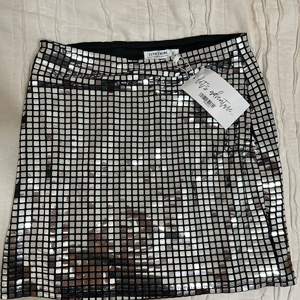 Disco mini skirt